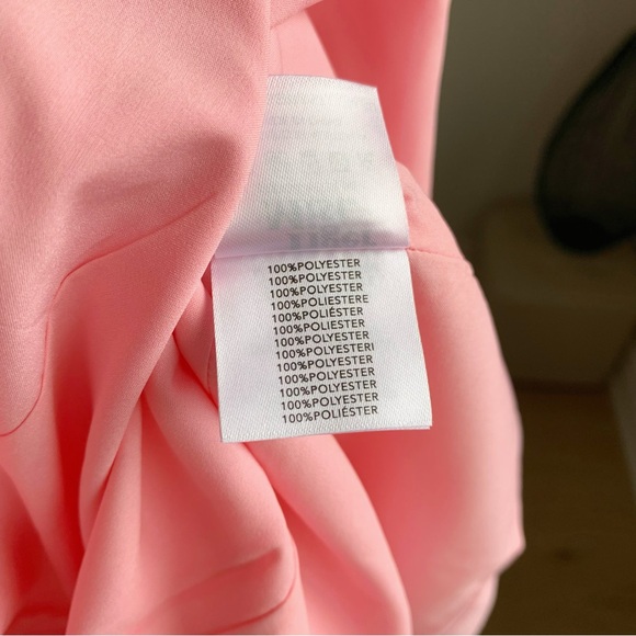 Tiger Mist Pink Cutout Bow Ruffle Mini Dress S NWT - Picture 11 of 11
